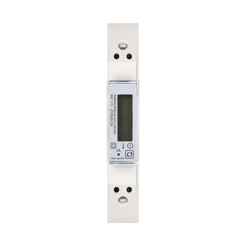 Бір фазалы DIN теміржол энергиясы Smart Meter